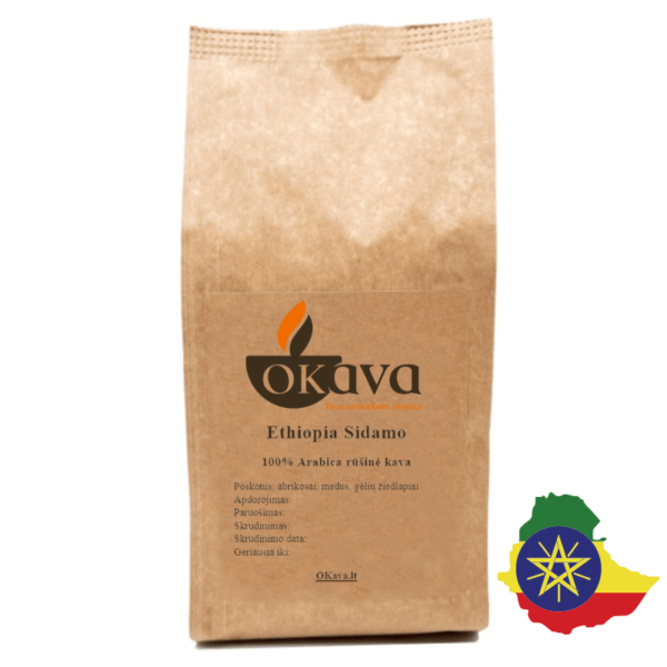 Kava iš Etiopijos - Sidamo