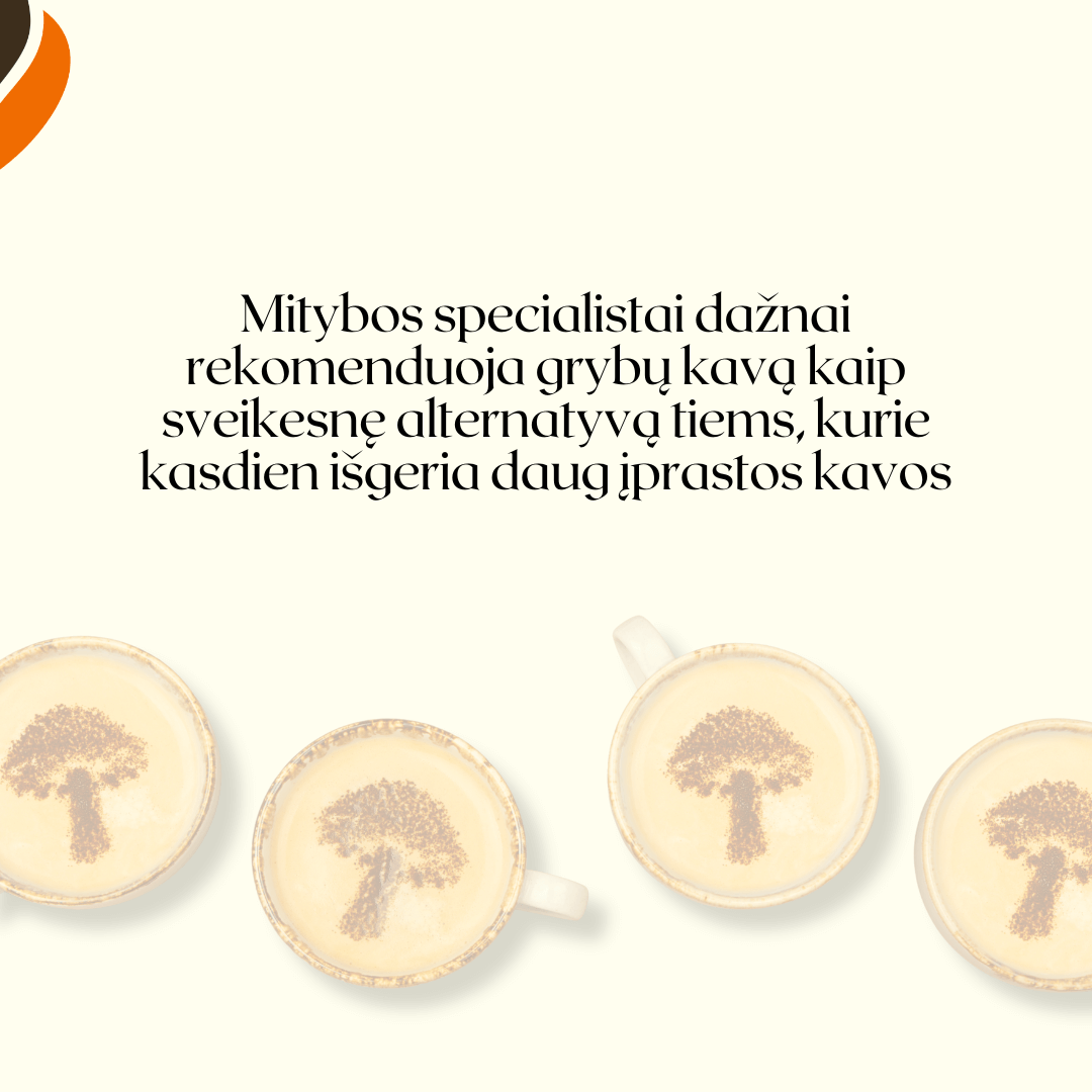 grybu kava yra sveikesne kavos alternatyva