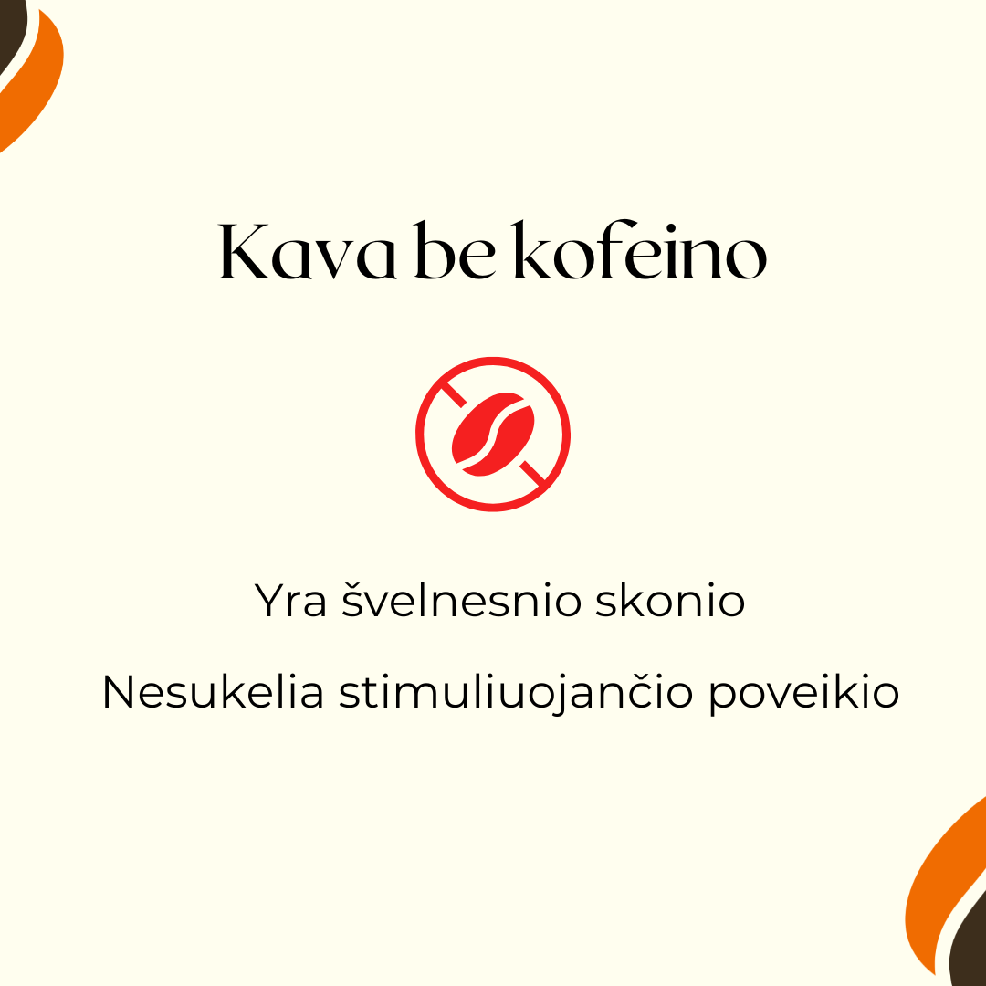 kuo skiriasi kava be kofeino