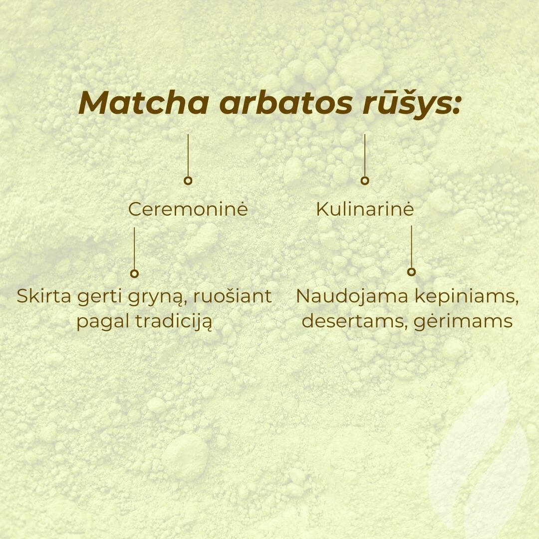 matcha arbata