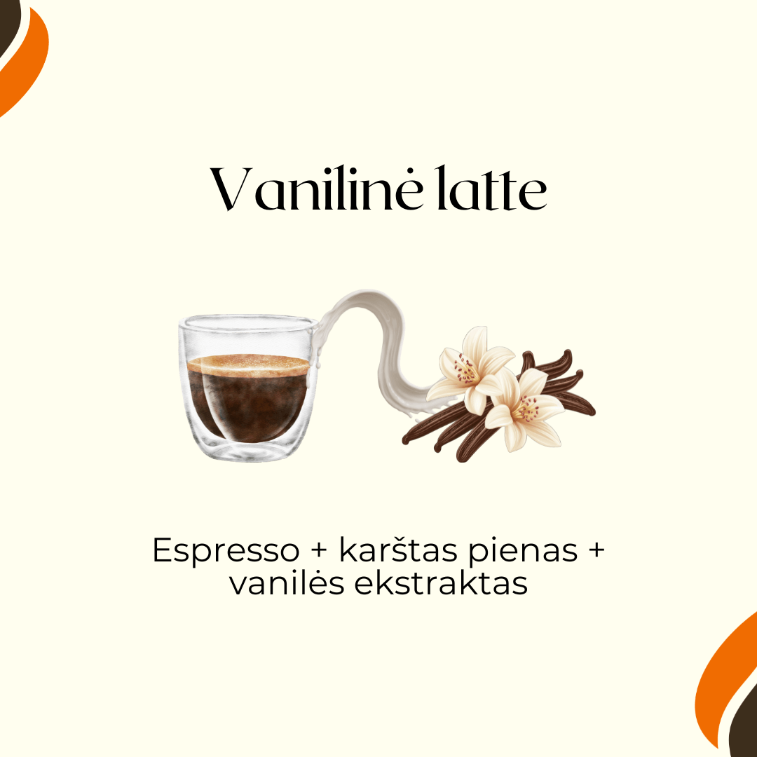 vanilinė latė